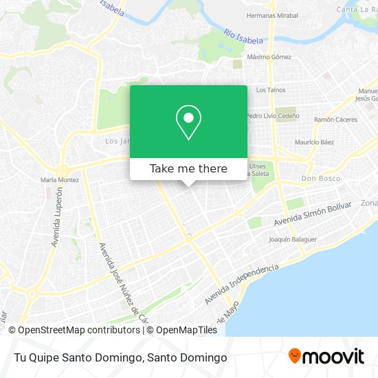 Tu Quipe Santo Domingo map