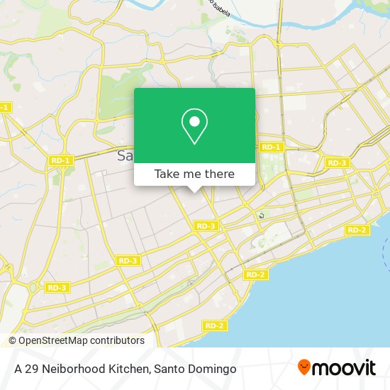 A 29 Neiborhood Kitchen map