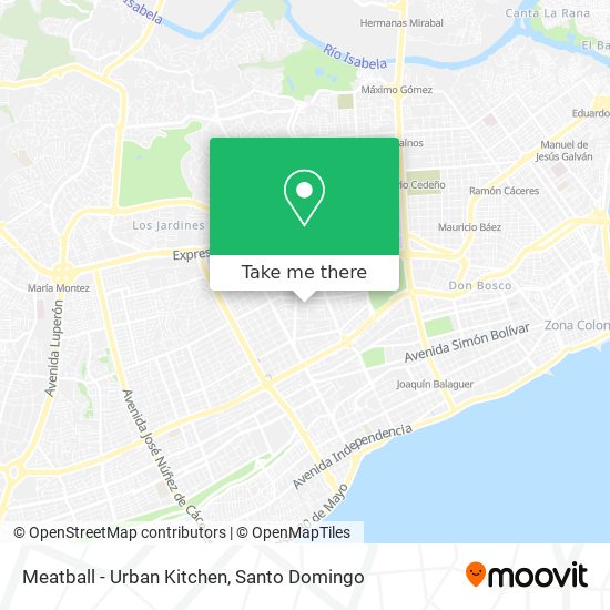 Meatball - Urban Kitchen map