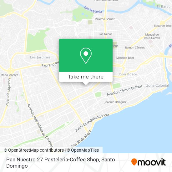 Pan Nuestro 27 Pasteleria-Coffee Shop map