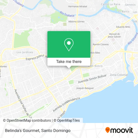 Mapa de Belinda's Gourmet