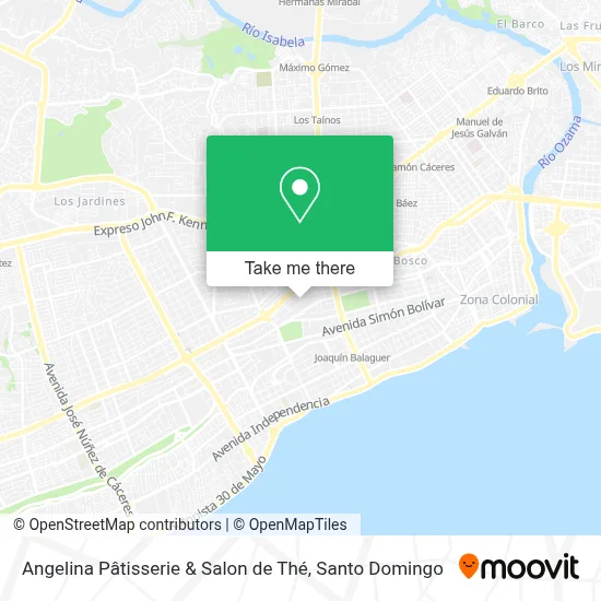 Mapa de Angelina Pâtisserie & Salon de Thé