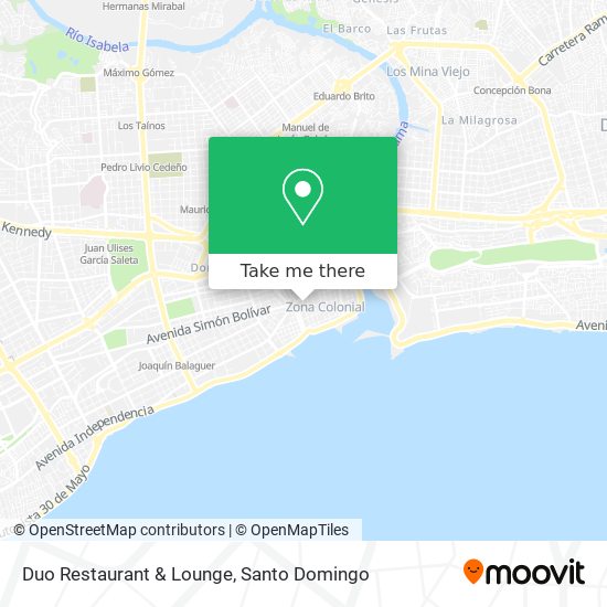 Mapa de Duo Restaurant & Lounge