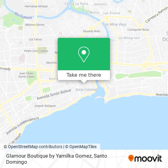Glamour Boutique by Yamilka Gomez map