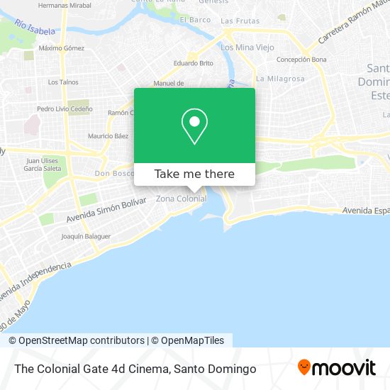 The Colonial Gate 4d Cinema map