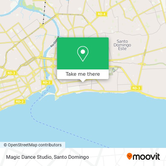 Magic Dance Studio map