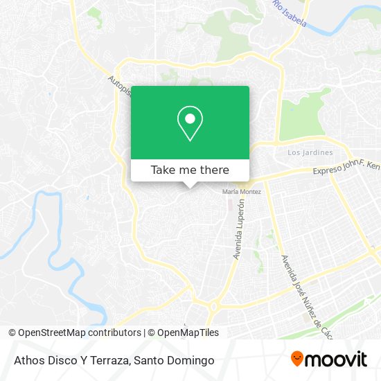 Athos Disco Y Terraza map