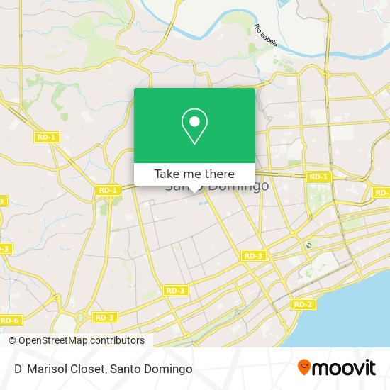 D' Marisol Closet map