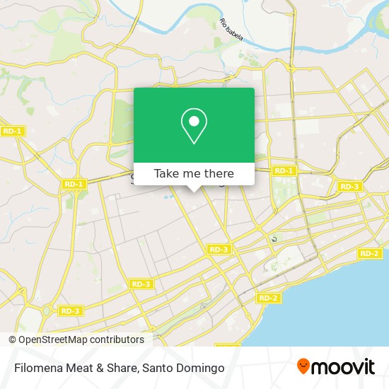 Filomena Meat & Share map