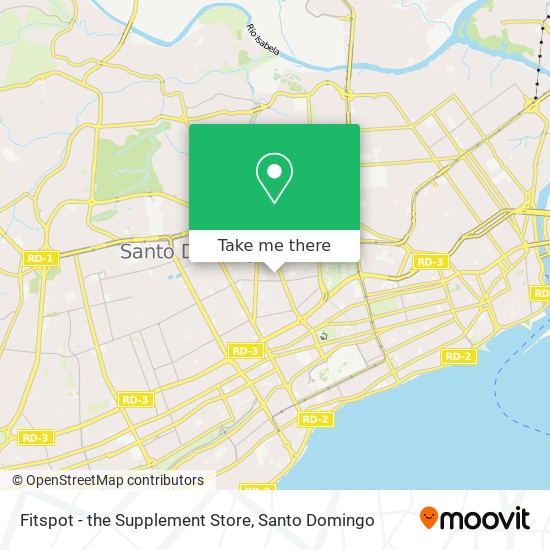 Mapa de Fitspot - the Supplement Store