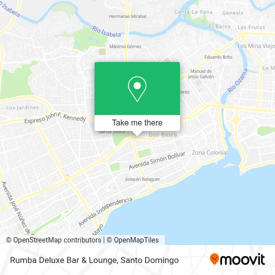 Rumba Deluxe Bar & Lounge map