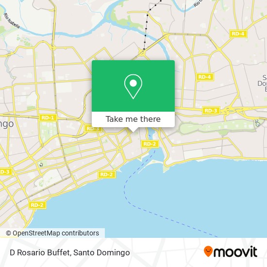 D Rosario Buffet map