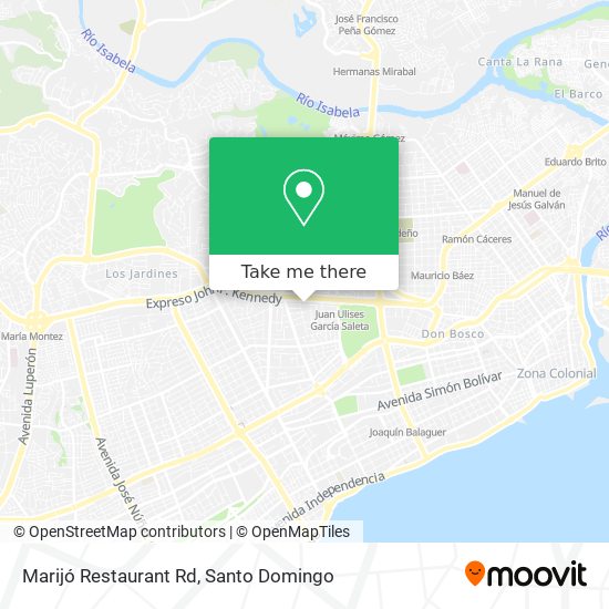 Marijó Restaurant Rd map