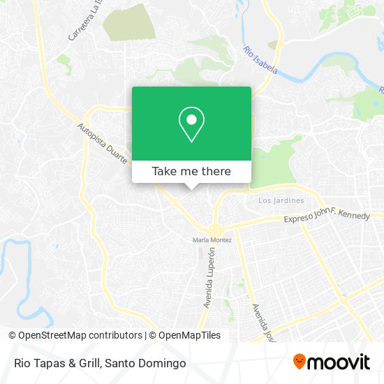 Rio Tapas & Grill map