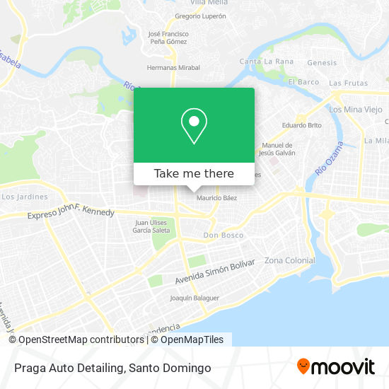 Praga Auto Detailing map