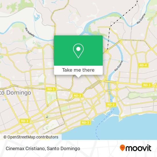 Cinemax Cristiano map