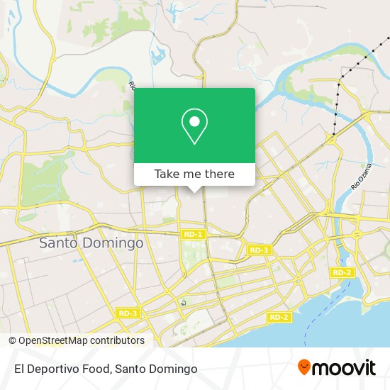 El Deportivo Food map