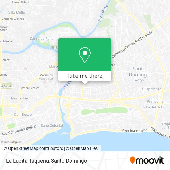 La Lupita Taqueria map
