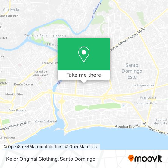 Kelor Original Clothing map