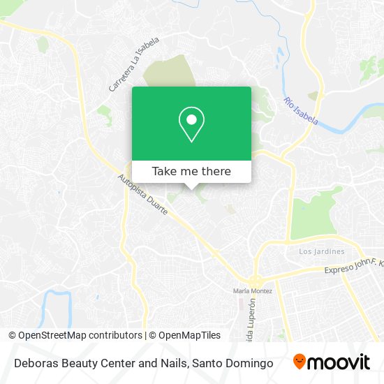 Deboras Beauty Center and Nails map