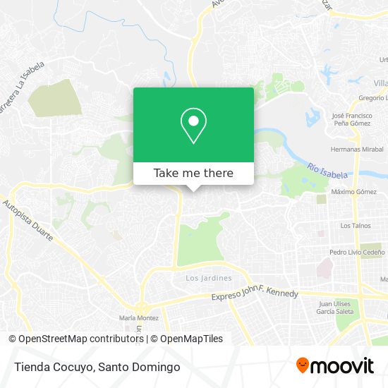 Mapa de Tienda Cocuyo