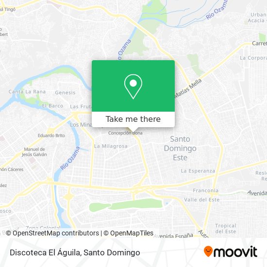 Discoteca El Águila map