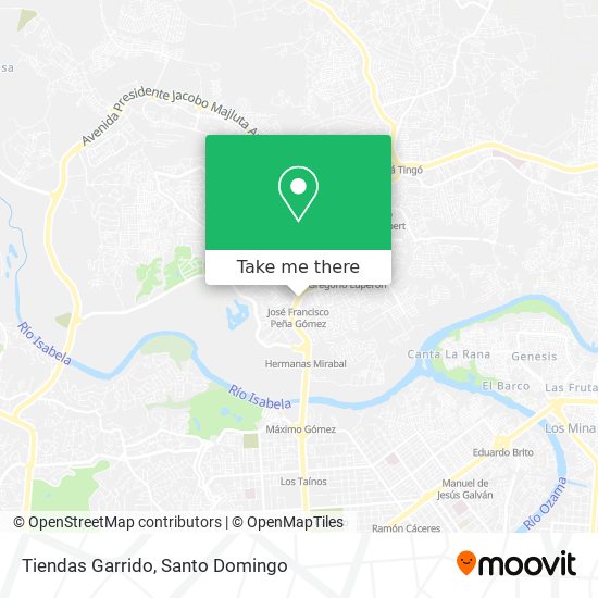 Tiendas Garrido map