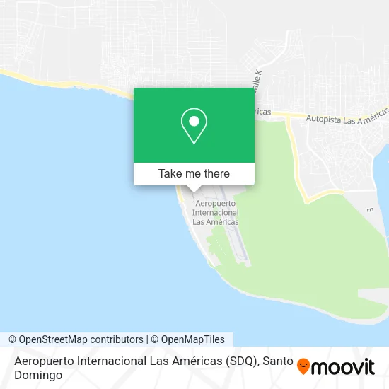 Aeropuerto Internacional Las Américas (SDQ) map