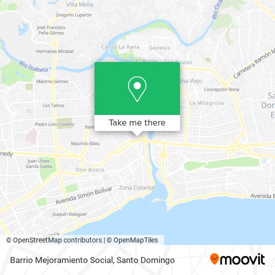 Barrio Mejoramiento Social map