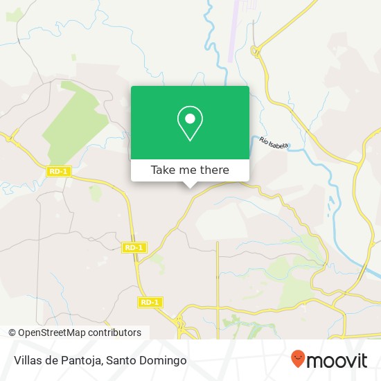 Villas de Pantoja map