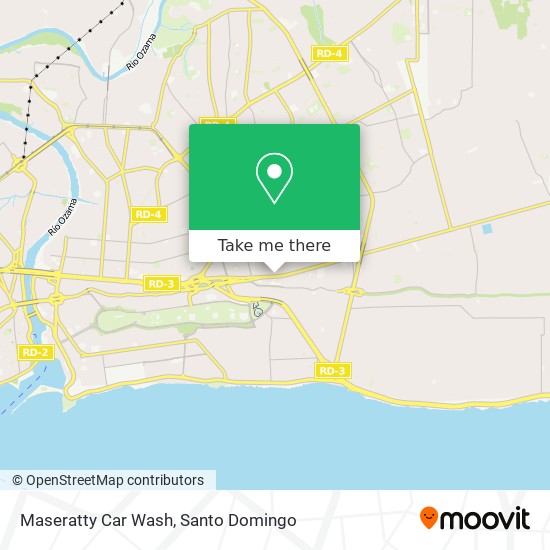 Maseratty Car Wash map