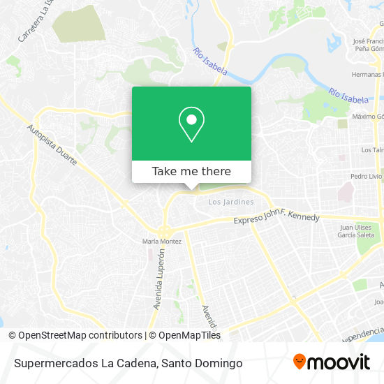 Supermercados La Cadena map