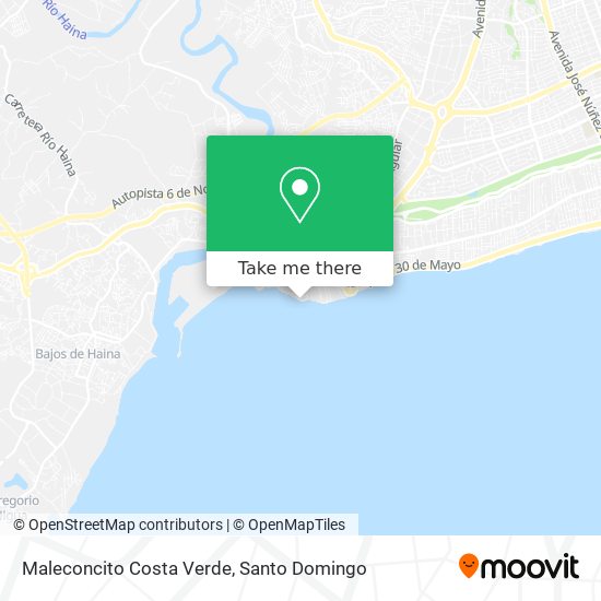 Maleconcito Costa Verde map