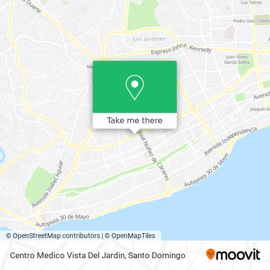 Centro Medico Vista Del Jardin map