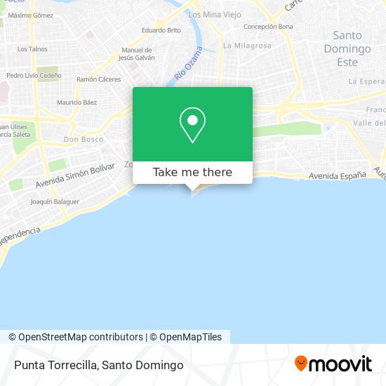 Punta Torrecilla map