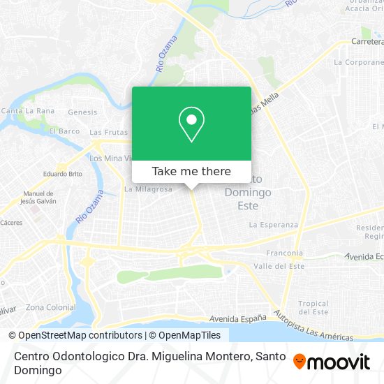 Centro Odontologico Dra. Miguelina Montero map