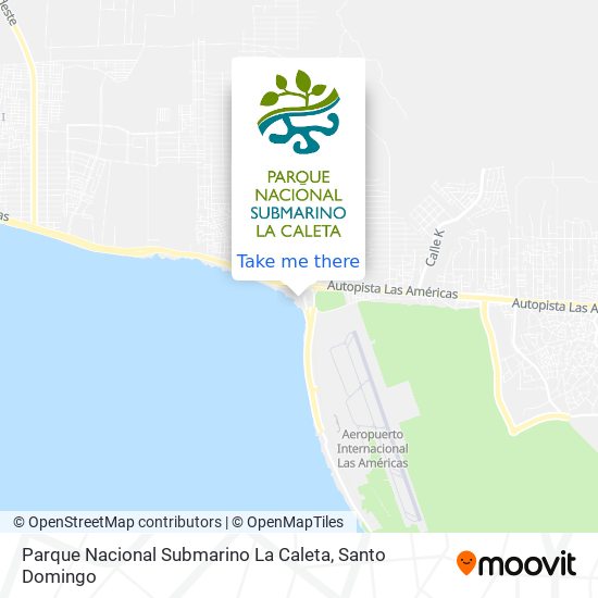 Parque Nacional Submarino La Caleta map