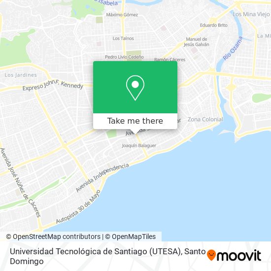 Universidad Tecnológica de Santiago (UTESA) map