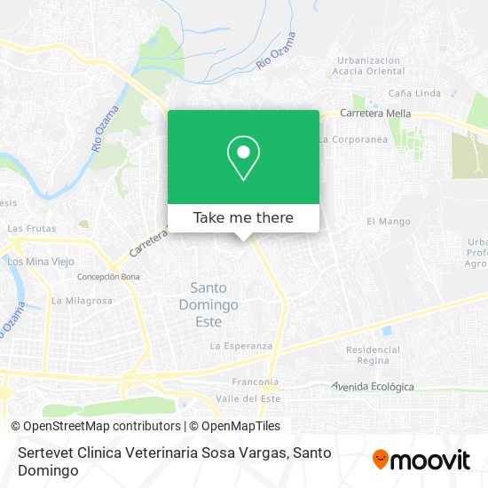 Sertevet Clinica Veterinaria Sosa Vargas map