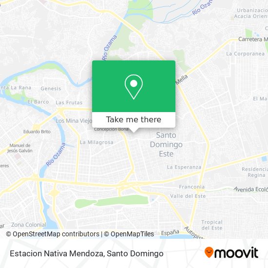 Estacion Nativa Mendoza map
