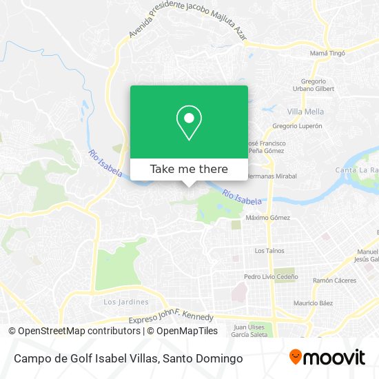 Campo de Golf Isabel Villas map