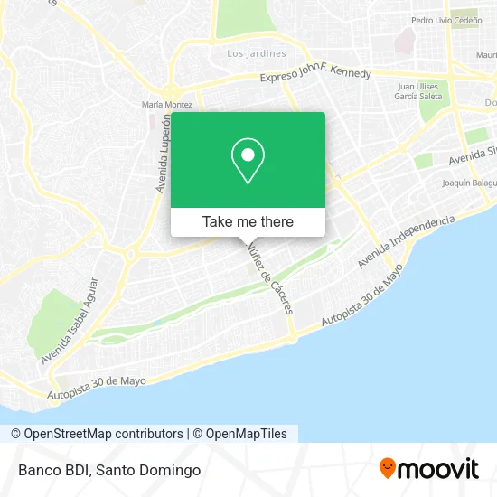 Mapa de Banco BDI