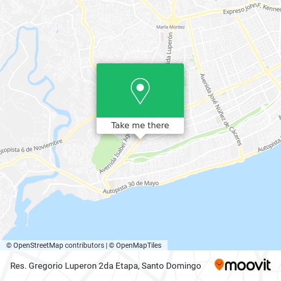 Mapa de Res. Gregorio Luperon 2da Etapa