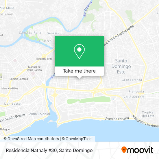 Residencia Nathaly #30 map
