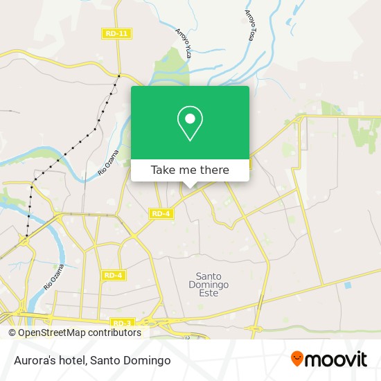 Aurora's hotel map