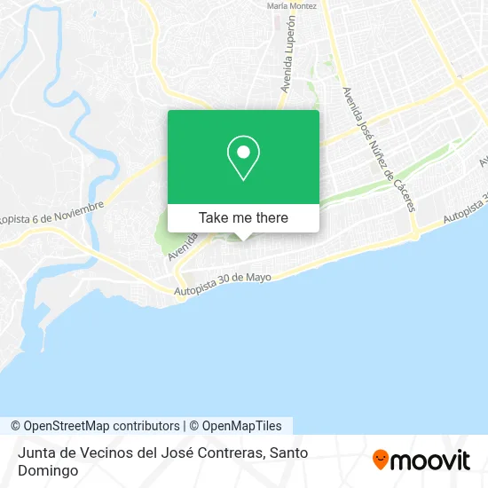 Junta de Vecinos del José Contreras map