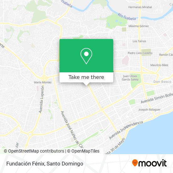 Fundación Fénix map