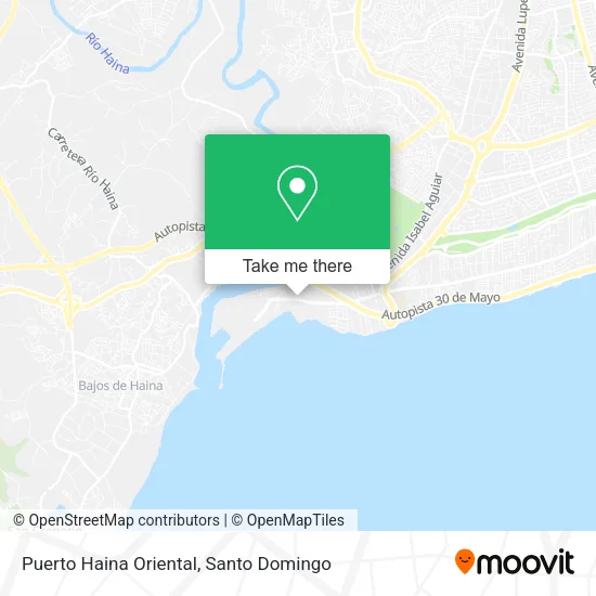 Mapa de Puerto Haina Oriental