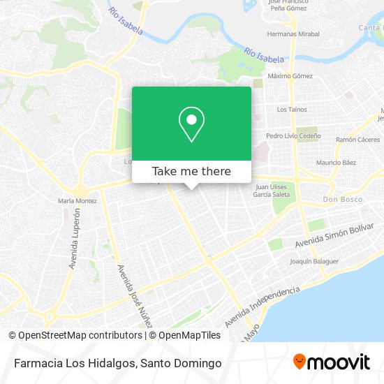 Farmacia Los Hidalgos map