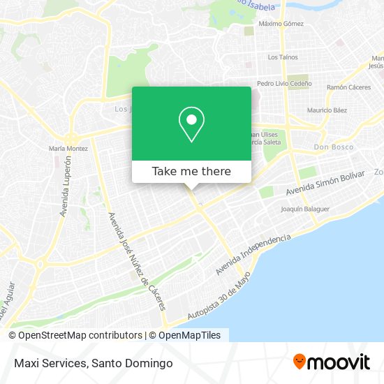 Maxi Services map